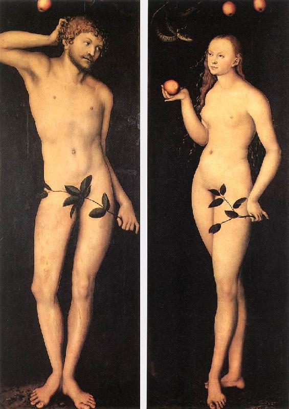 CRANACH, Lucas the Elder Adam and Eve fh